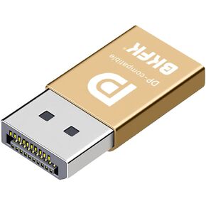 dp Dummy Plug - Display to hdmi Adapter, Luna Display Virtual Window for Home-edid Emulator-Dummy, displayport Headless dummie dongle(DP-1P)