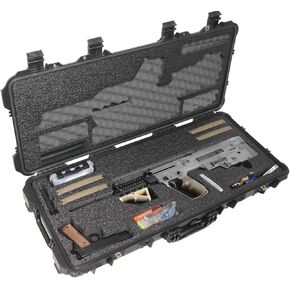 Case Club Case fits IWI Tavor in Pre-Cut Waterproof Rifle Case with Accessory Box & Silica Gel to Help Prevent Gun Rust (Gen 2)