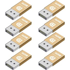 dp hdmi Dummy Plug - Display to hdmi Adapter, Luna Display Virtual Window for Home-edid Emulator-Dummy, displayport Headless dummie dongle(DP-8P)