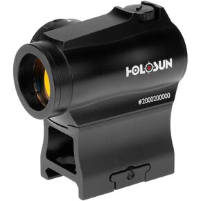 HOLOSUN HS503R /HE503R-GD 2 MOA Dot & 65 MOA Circle Micro Sight for Rifle - Durable Waterproof Parallax-Free Tactical Sight with Multiple Reticle System & 12 Brightness Settings - Red/Gold Options