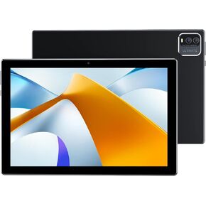 Tablet 10 Inch Android Tablets, Quad-Core Processor 64GB Storage and 1024GB Expand, 4GB RAM, 2MP+8MP Dual Camera, 1280x800 10.1" IPS HD Display Screen, Support WiFi & BT, 6000mAh Long Battery Life.