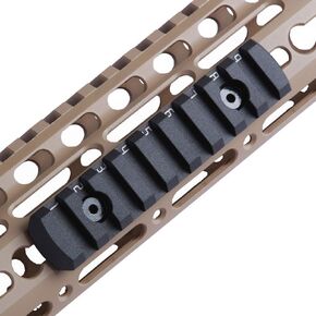 TuFok Picatinny Rail Section for Keymode - Thin 0.27in Height Rail Attachment Rail Adapter Mount Alumimun 9-Slot