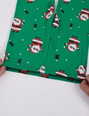 Benaive Christmas Pajamas Set Boys Girls, Holiday Pjs for Boy Cotton Pajama, 2-Piece Children Kids Sleepwear Pants Set in Saudi Arabia