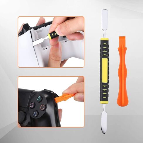 JOREST Repair Kit for Xbox One/360/X PS4 PS3 PS5, PH0 T6 T8 T10 Torx Security Screwdriver, Crowbars,Tweezers, Cleaning Tool for Controller and Console in Kuwait