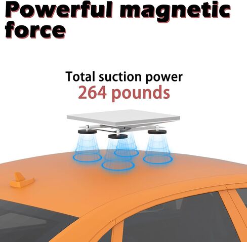 Magnetic Roof Mount Compatible with Starlink, Magnet Mounting Kit for Car/Camper/SUV/Trailer Compatible with Starlink, Magnetick Mounting Kit Compatible with Starlink (Starlink Mini Magnetic Mount) in Saudi Arabia