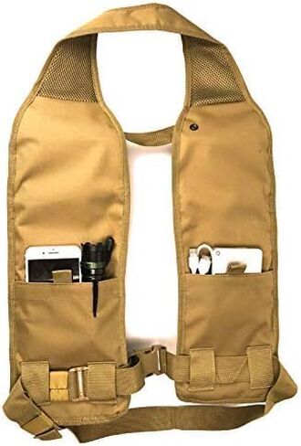 LIVANS Beer Bandolier Holder 12-Pack Drink Vest Beer Can Soda Belt Holster Beverage Holder Insulate BBQ Party Gag in Saudi Arabia