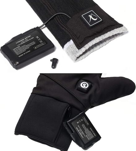 Rechargeable 7.4V 2200MAH/3000MAH Lithium Polymer Batteries for Heated Gloves Socks Hats Balaclava Ski Mask Thermal in Saudi Arabia