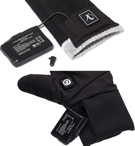 Rechargeable 7.4V 2200MAH/3000MAH Lithium Polymer Batteries for Heated Gloves Socks Hats Balaclava Ski Mask Thermal in Saudi Arabia