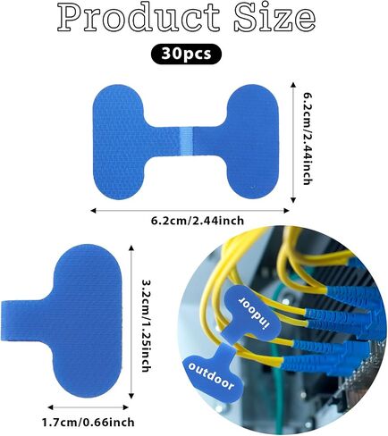 30 Pieces Self-Adhesive Cable Labels Charging Cord Label White Cable Tags Labels Writable Cable Wraps for Clear Writing Waterproof Wire Tags for Electronics Computers Cable Identification in Saudi Arabia