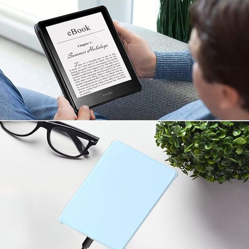 حافظة لجهاز Kindle Paperwhite 6.8 بوصة (الجيل الحادي عشر - 2021) وKindle Paperwhite Signature Edition - غطاء جلد PU خفيف الوزن مع خاصية النوم/الاستيقاظ التلقائي لجراب Kindle 11th 2021 in Saudi Arabia