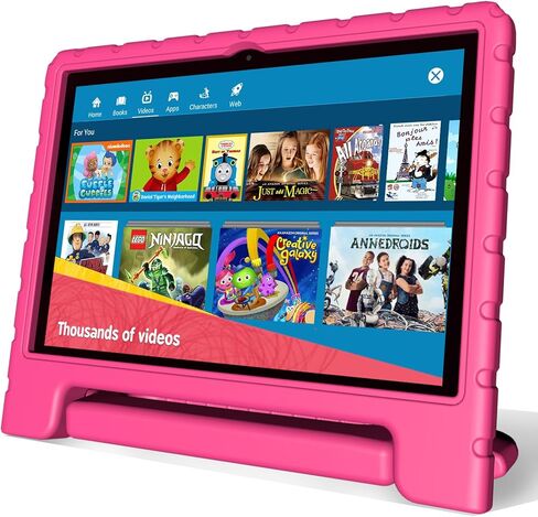 تابلت للأطفال 10 بوصة، Android 13، 4 جيجابايت + 64 جيجابايت، وحدة المعالجة المركزية 8 النواة، WiFi 6، عمر البطارية 12 ساعة، التحكم الأبوي، شاشة HD 1280 * 800، كاميرات مزدوجة، حافظة مقاومة للصدمات، تطبيقات تعليمية مثبتة مسبقًا in Kuwait