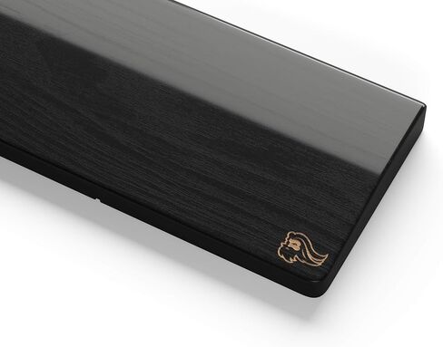 مسند المعصم الخشبي Glorious - TENKEYLESS (TKL) - Onyx/Black - مسند راحة اليد الخشبي المريح للوحات المفاتيح الميكانيكية| 14 × 4 بوصة/19 مم سمك (GV-87-DARK) in Kuwait