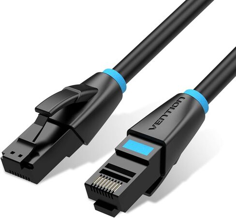 VENTION Cat 6 Ethernet Patch Cable cat6 LAN Network Cord Network Cable RJ45 Computer Ultra fine High Speed 10Gbps 500Mhz for PC, Mac, Laptop, PS5/4, Xbox, Router, Modem, Printer and More in Kuwait