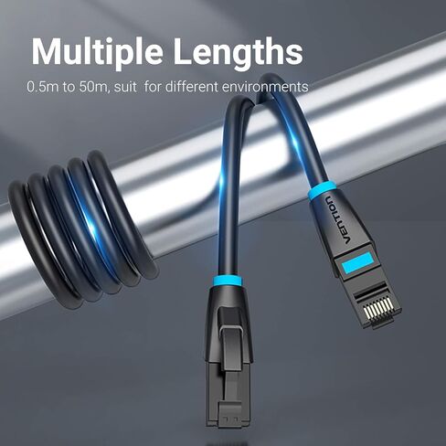VENTION Cat 6 Ethernet Patch Cable cat6 LAN Network Cord Network Cable RJ45 Computer Ultra fine High Speed 10Gbps 500Mhz for PC, Mac, Laptop, PS5/4, Xbox, Router, Modem, Printer and More in Kuwait
