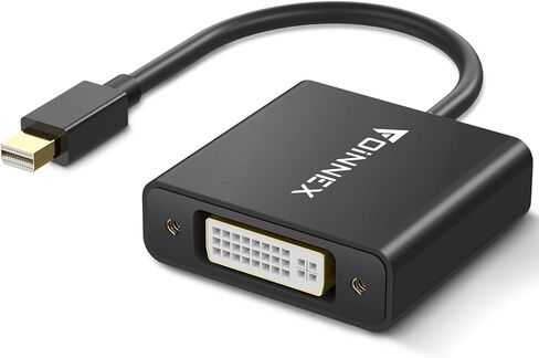 FOINNEX Mini DisplayPort to DVI Adapter, Mini DP to DVI-I Supports Dual Mode Display Conversion up to 4K, Compatible with Surface Dock, AMD Eyefinity Technology in Saudi Arabia