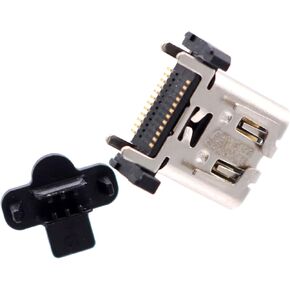 Deal4GO 1-Pack Front USB Type-C Port Socket Replacement for PS5 P1aystation 5 Console Motherboard USB-C Connector Jack