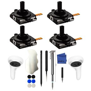 New 3rd Generation 2 Pack Joystick Replacement for Oculus Quest 2 Controller Analog ThumbStick Replacement for Meta Quest 2 Controller with Tools