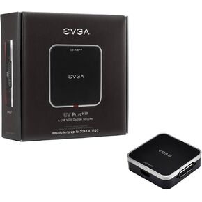 EVGA UVPlus+ 39 USB VGA DVI/HDMI/USB3.0/يدعم دقة 1920x1200 أو 2048x1152 (100-U3-UV39-KR) in Kuwait