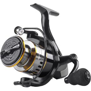 Spinning Fishing Reel, Saltwater Freshwater Spinning Fishing Reel, HE Series 22LBs Max Drag, 12 Ball Bearings,5.2:1,3000,4000,5000 Series
