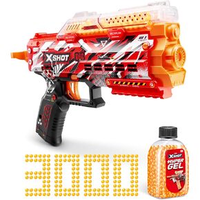 XShot Hyper Gel Stinger Blaster, Manual Prime Gel Blaster & 3,000 Hyper Gel Pellets, 250 Gel Capacity, Eyewear, Ages 14 & Up by ZURU