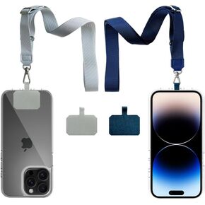 Outdoor Movement Anti-Theft Cell Phone Lanyard-2 Pack,Suitable for Hiking and Cycling Mountaineering Tours,4× Pads