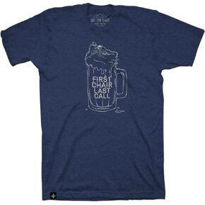Ski The East First Chair Last Call Tee - Navy