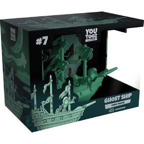 Youtooz Ghost Ship Vinyl Figure, 3.6" Inch Sea of Thieves Ghost Ship, Glow in The Dark Sea of Thieves Ghost Ship Figure Sea of Theves Collection