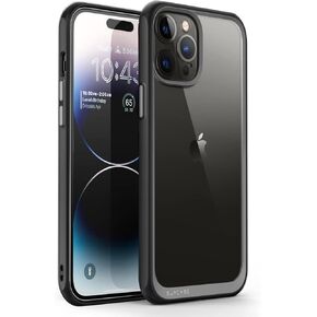 SUPCASE Unicorn Beetle Style Series Case for iPhone 14 Pro 6.1 Inch (2022), Premium Hybrid Protective Slim Clear Case (Black)