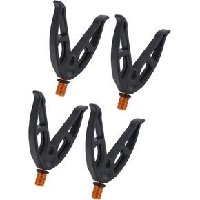 VBESTLIFE 4 Pcs V Shape Fishing Rod Rest, Stainless Steel, 304, Durable Rubber Construction