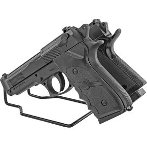 BOOMSTICK Gun Handgun Black Vinyl Coated Pistol Wall Mount Rack