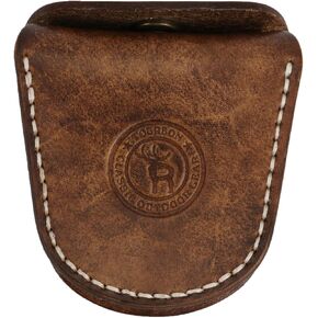 Tourbon Vintage Leather Slingshot Ammo Pouch .22 22lr .38 .45 Ammunition Holder Wasit Belt Shell Carrier Box