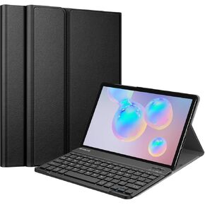 Fintie Keyboard Case for Samsung Galaxy Tab S6 10.5" 2019 (Model SM-T860/T865/T867), [Supports S Pen Wireless Charging] Slim Cover w/Detachable Wireless Bluetooth Keyboard, Black