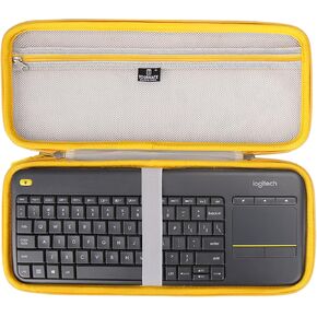 Hard Storage Case for Logitech K400 Plus Wireless Touch TV Keyboard (Box Only)