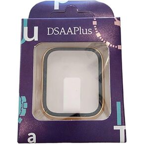 DSAAplus Gold Case Cover Screen Protector Compatible With Apple Watch Band 38mm 40mm 41mm 42mm 44mm 45mm 49mm,Ultra Thin Scratch Resistant Overall Protective Cover
