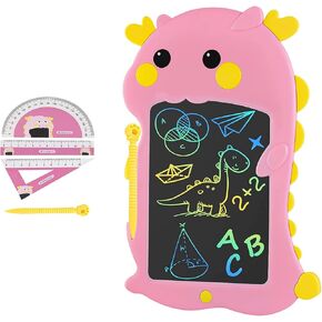 LCD Writing Tablet Doodle Board,10 inch Colorful Drawing Pad,Electronic Drawing Tablet, Drawing Pads,Travel Gifts for Kids Ages 3 4 5 6 7 8 Year Old Girls Boys