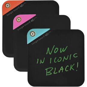 Boogie Board VersaNotes Starter Pack, Reusable 3-Pack 4x4 Dry-Erase and Sticky Note Alternative for Home and Office, Includes 3 VersaNotes, Magnetic Mounting Plates, Instant Erase, and VersaPen Stylus