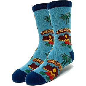 Oooh Yeah Kid's Novelty Crew Socks, Funny Crazy Silly Cool Casual Dress Socks for Boy and Girl