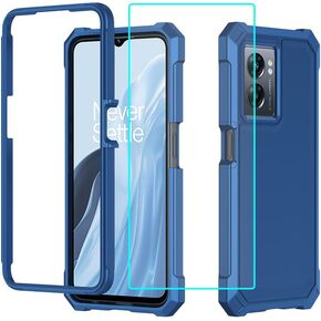 for Cricket Outlast 5G 2024 Case with Screen Protector,Full Body Protection Front PC Back Soft Silicone Bumper,Heavy Duty Protection Shockproof Phone Case for ATT Motivate Pro 5G Purple in Kuwait