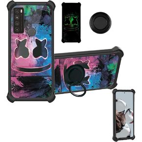 Case for TCL 30 XL Case Compatible with TCL 30xl 30 XL T701dl Phone Case Cover [Hard PC + Soft Silicone][Luminous Effect] YGH-BQ