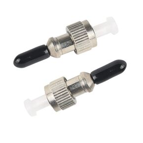 2 Pack FC Male to LC/MU Female 2.5 to1.25mm Fiber Optic Adapter Hybrid Adapter Connector for Visual Fault Locator