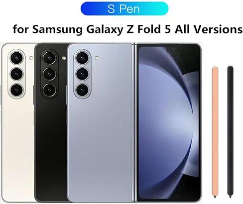 قلم Z Fold 5/Fold 6 S مع 3 قطع بديلة متوافقة مع هاتف Samsung Galaxy Z Fold 5 / Fold 6 فقط (أسود فانتوم) in Saudi Arabia