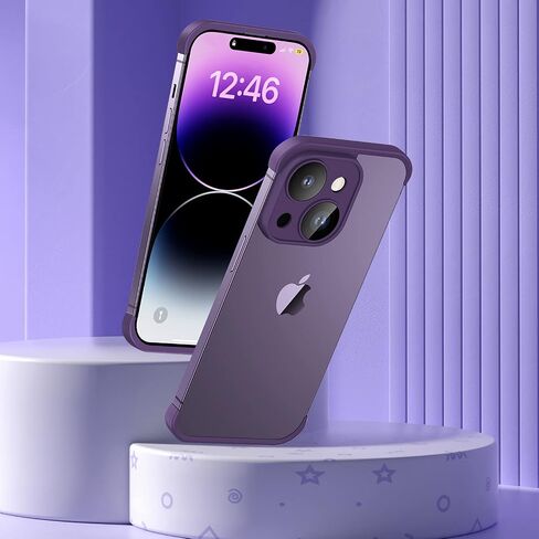 جراب Losin متوافق مع هاتف iPhone 15، تصميم بدون حدود، حماية عدسة الكاميرا، نحيف وخفيف الوزن، ناعم من السيليكون بدون إطار، غطاء مقاوم للصدمات للرجال والنساء، أسود in Kuwait