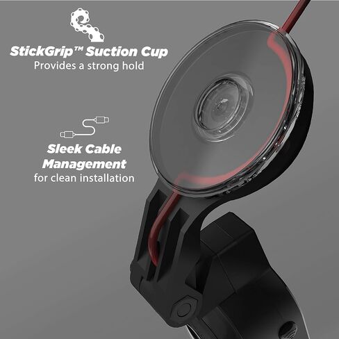Scosche NEXC2128-XCES0 Full HD Two-Way Smart Dash Cam Powered by Nexar with Suction Cup and 128GB Memory in Saudi Arabia