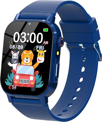 Kids Smart Watches for Boys 4-12 Toys, 32 Puzzle Games, 1.69" HD Touch Screen, Camera, Music & Video Player, Pedometer, Alarm Clock, Calculator, Audiobooks, Birthday Gifts for 5 6 7 Years Old Boys Toy in Saudi Arabia
