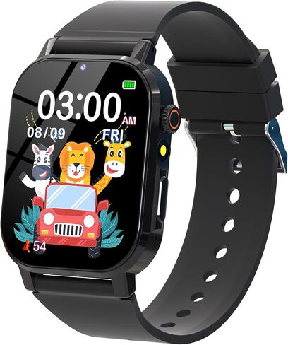 Kids Smart Watches for Boys 4-12 Toys, 32 Puzzle Games, 1.69" HD Touch Screen, Camera, Music & Video Player, Pedometer, Alarm Clock, Calculator, Audiobooks, Birthday Gifts for 5 6 7 Years Old Boys Toy in Saudi Arabia