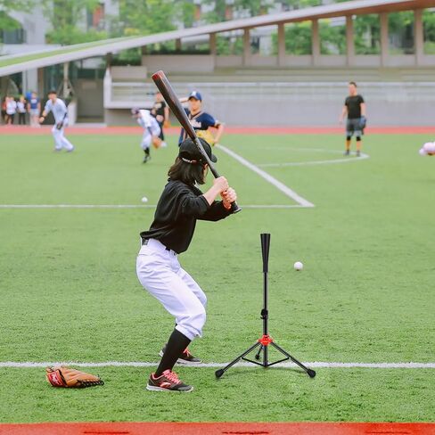 Zdgao Baseball Batting tee for Adults and Youth Teens, Adjustable Height 27 to 46 inches for Hitting Training Practice, with Carrying Bag in Kuwait