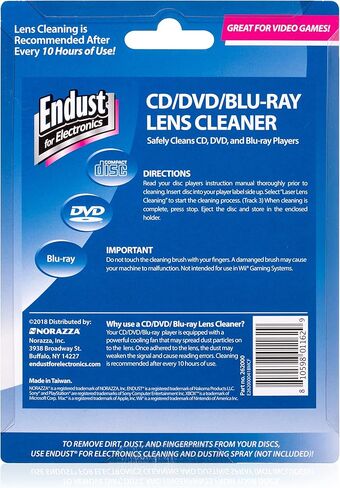 إندوست للإلكترونيات؛ منظف ​​عدسة CD/DVD/Blu-Ray؛ (262000) in Kuwait