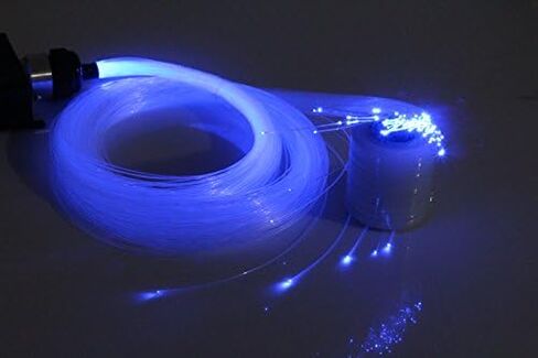 CHINLY 100pcs Φ0.03in(0.75mm) 6.5ft(2M) Long PMMA Plastic end Glow Fiber Optic Cable for Star Sky Ceiling All Kind led Light Engine Driver in Saudi Arabia