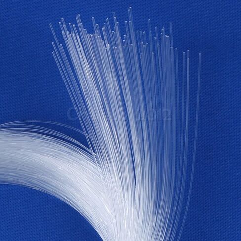 CHINLY 100pcs Φ0.03in(0.75mm) 6.5ft(2M) Long PMMA Plastic end Glow Fiber Optic Cable for Star Sky Ceiling All Kind led Light Engine Driver in Saudi Arabia
