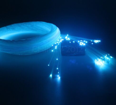 CHINLY 100pcs Φ0.03in(0.75mm) 6.5ft(2M) Long PMMA Plastic end Glow Fiber Optic Cable for Star Sky Ceiling All Kind led Light Engine Driver in Saudi Arabia